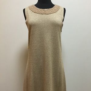Tevrow + Chase Women's Beaded Sparkly Knit Dress